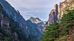 峡谷山野自然风光