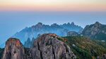 晨昏山峦自然风光