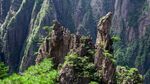 黄山奇峰怪石自然景观