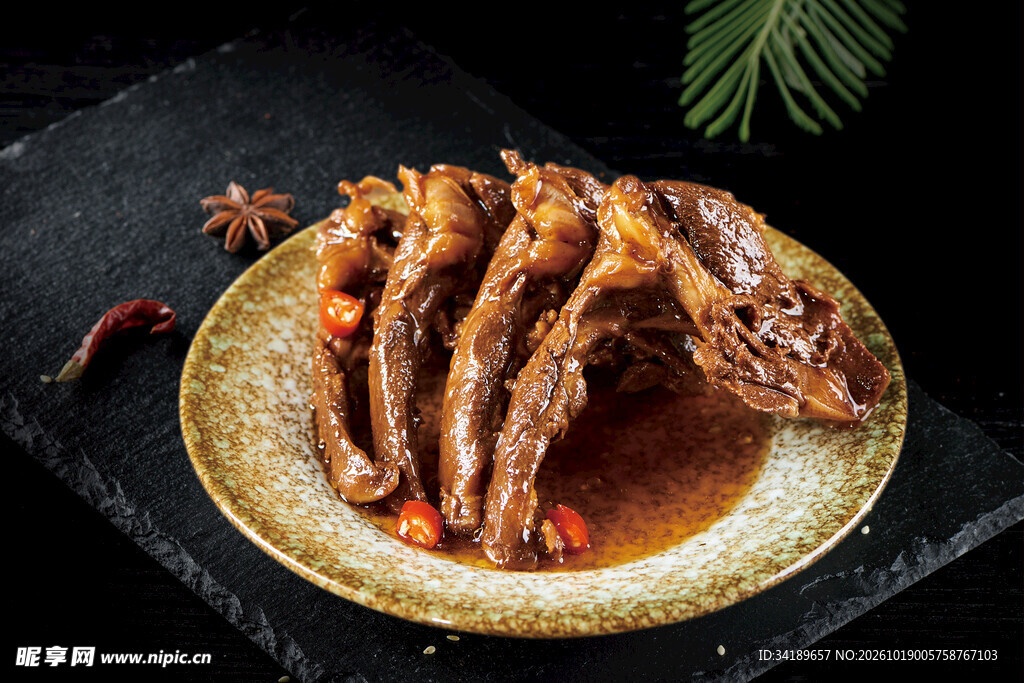 香辣鸭骨架