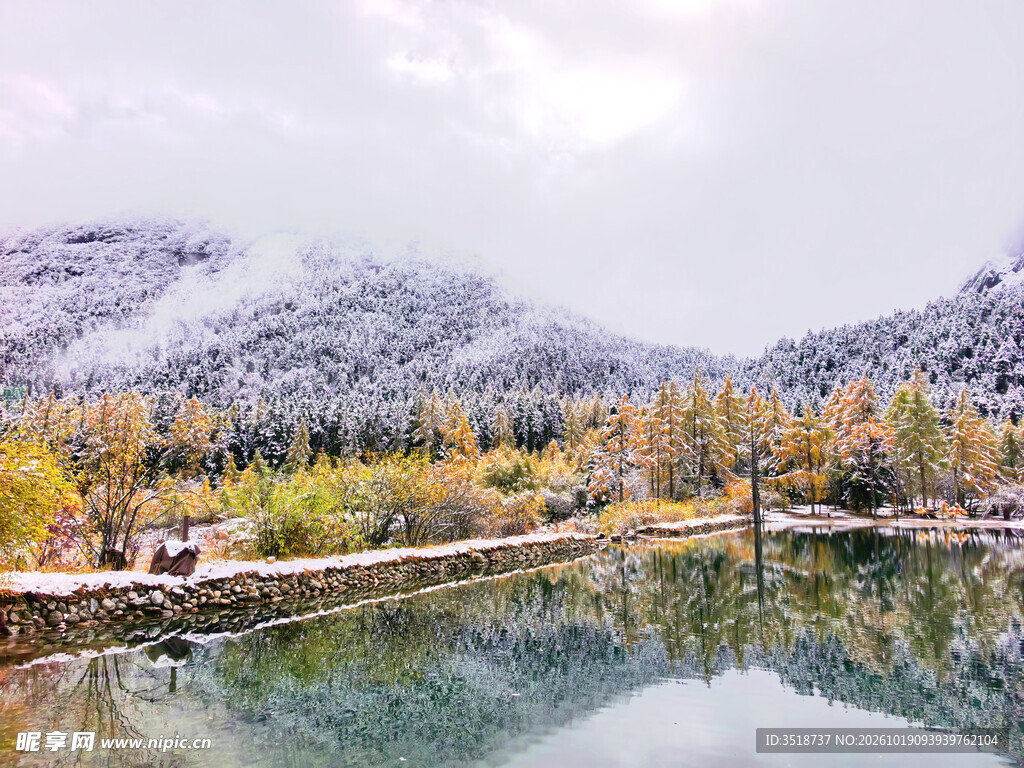 毕棚沟雪景