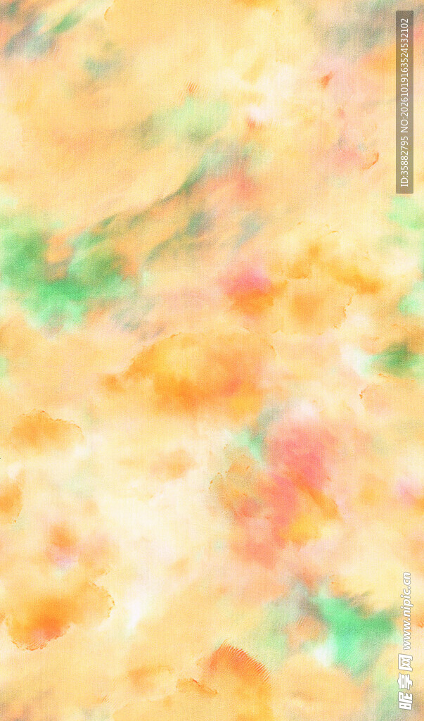 暖调水彩晕染抽象背景