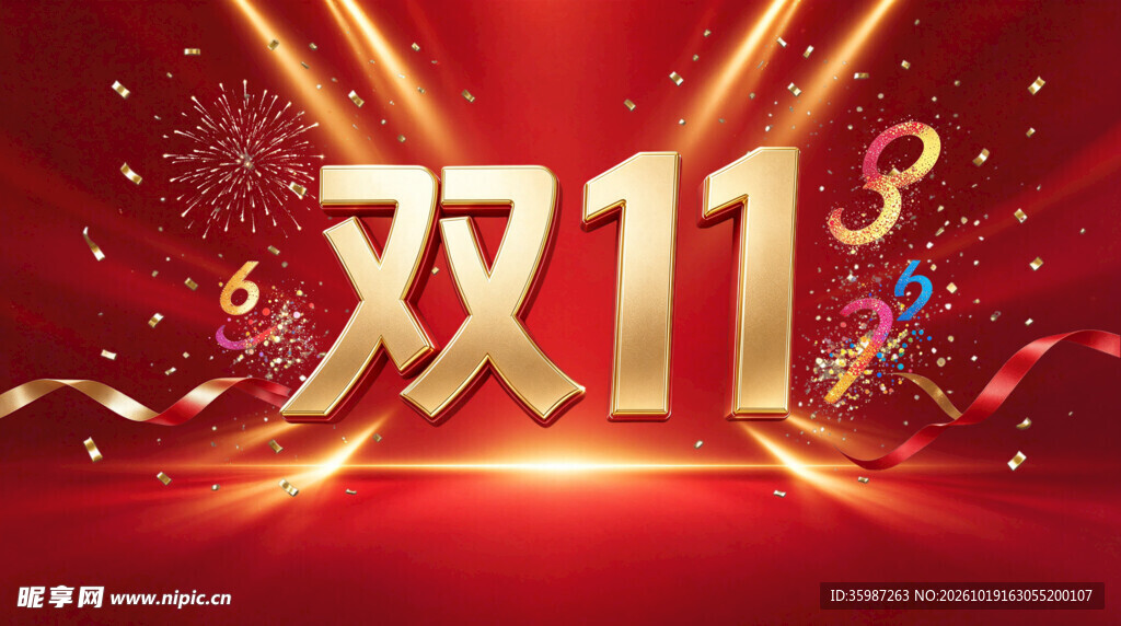 双11海报