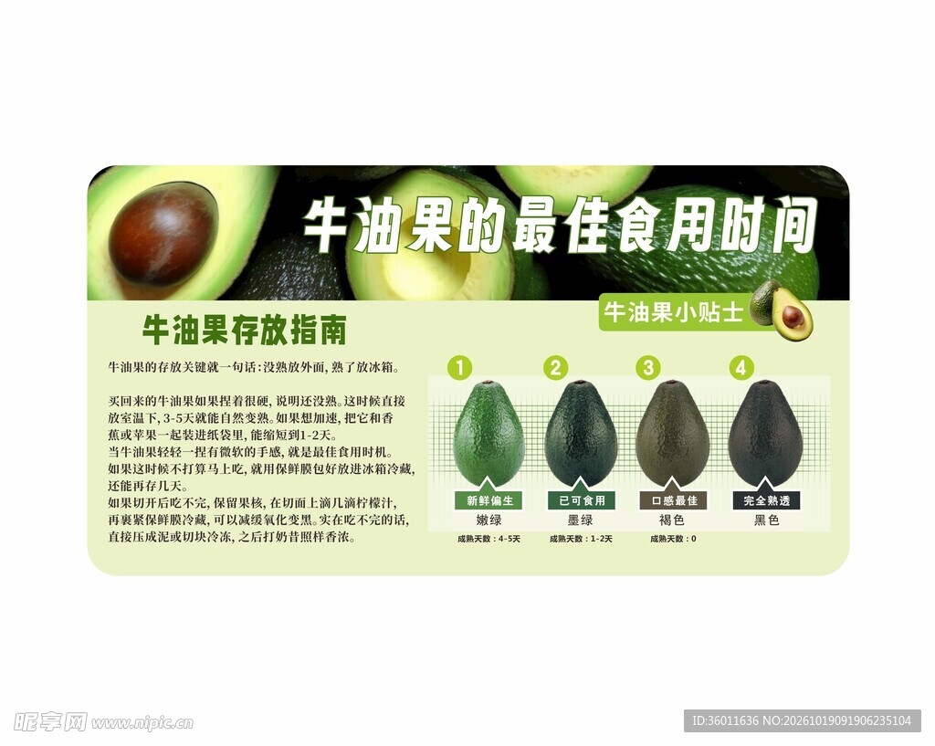 牛油果水果堆头美陈装饰设计