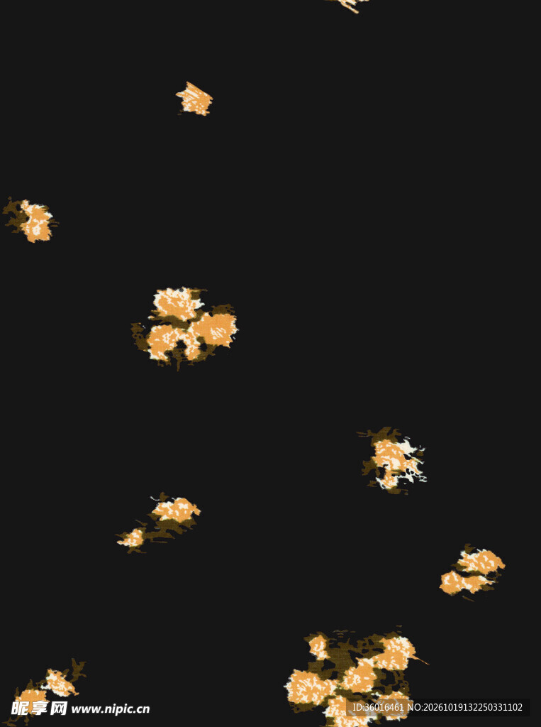黑底散落爆米花特写