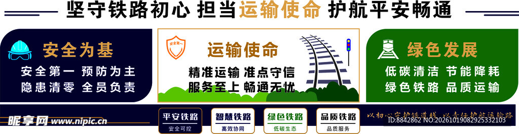 铁路绿色安全文化墙