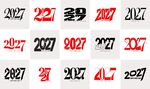 2027 字体合集