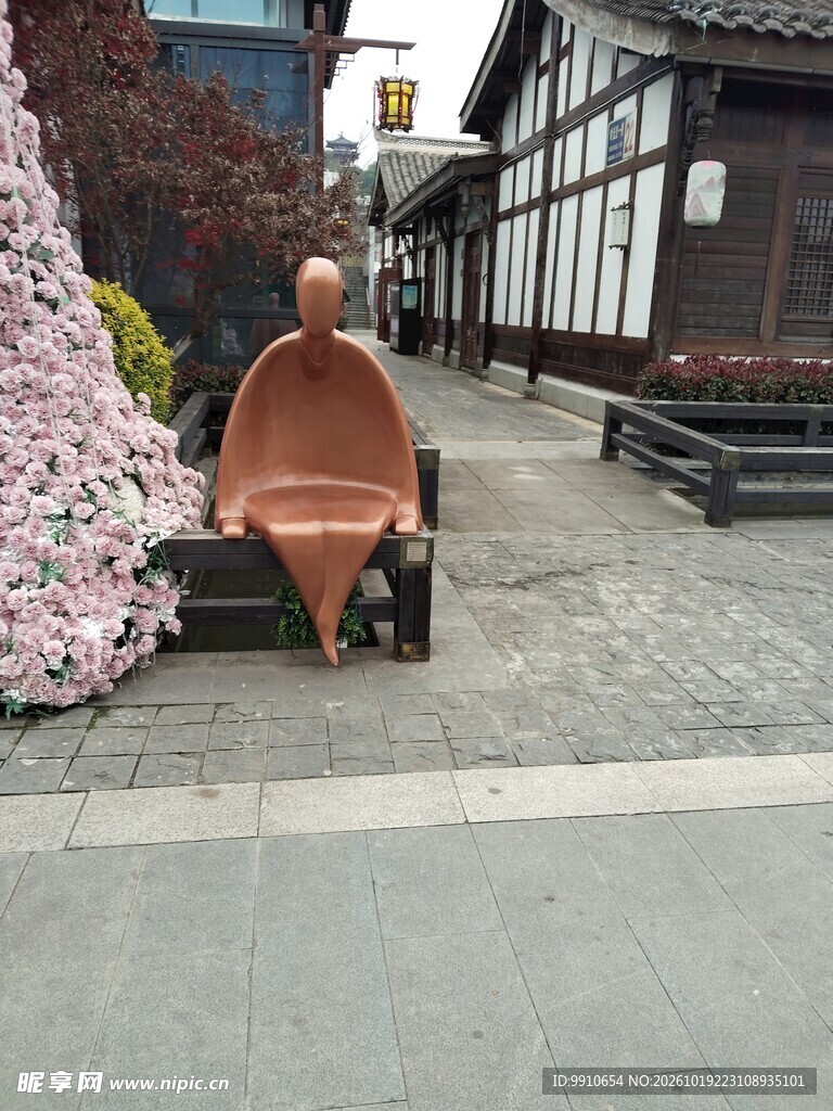街头创意人形雕塑