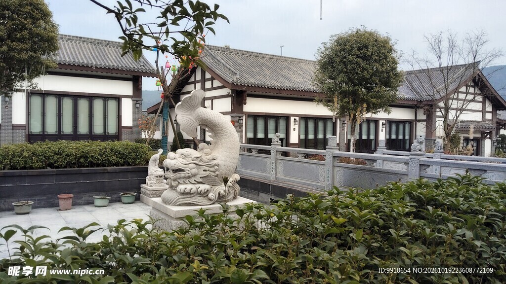 中式庭院建筑景观