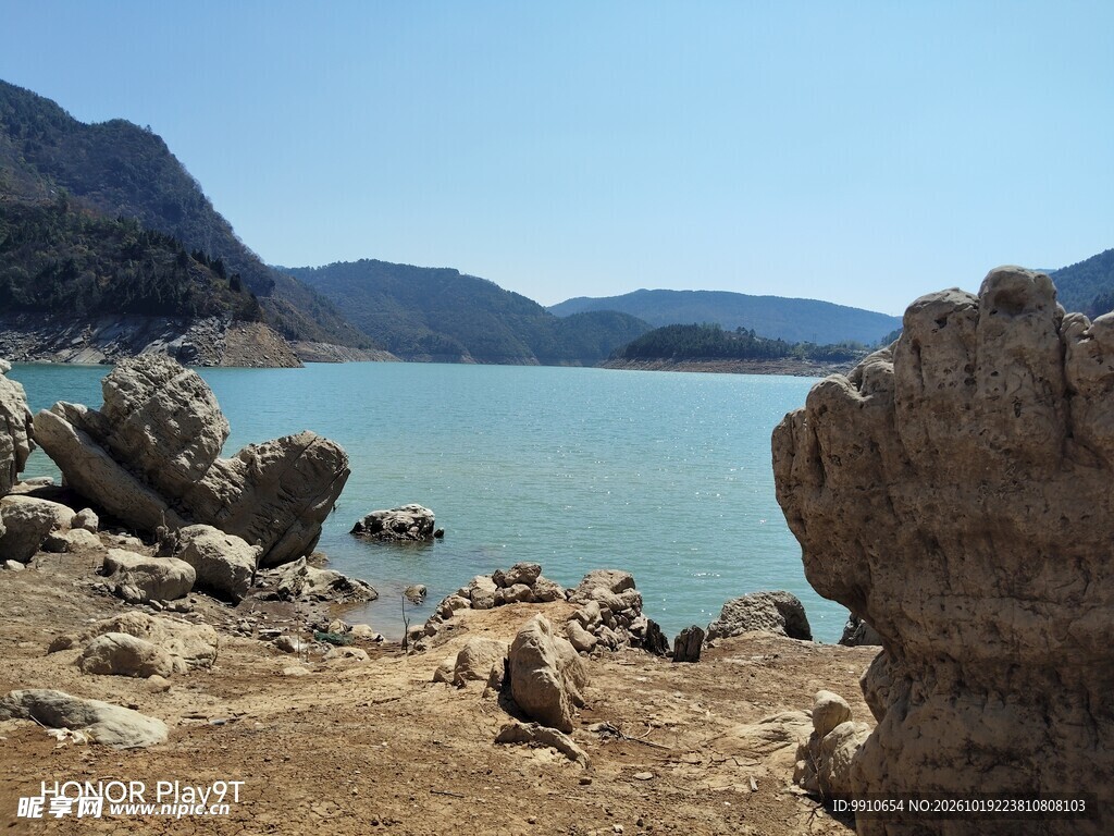 湖光山色自然风景