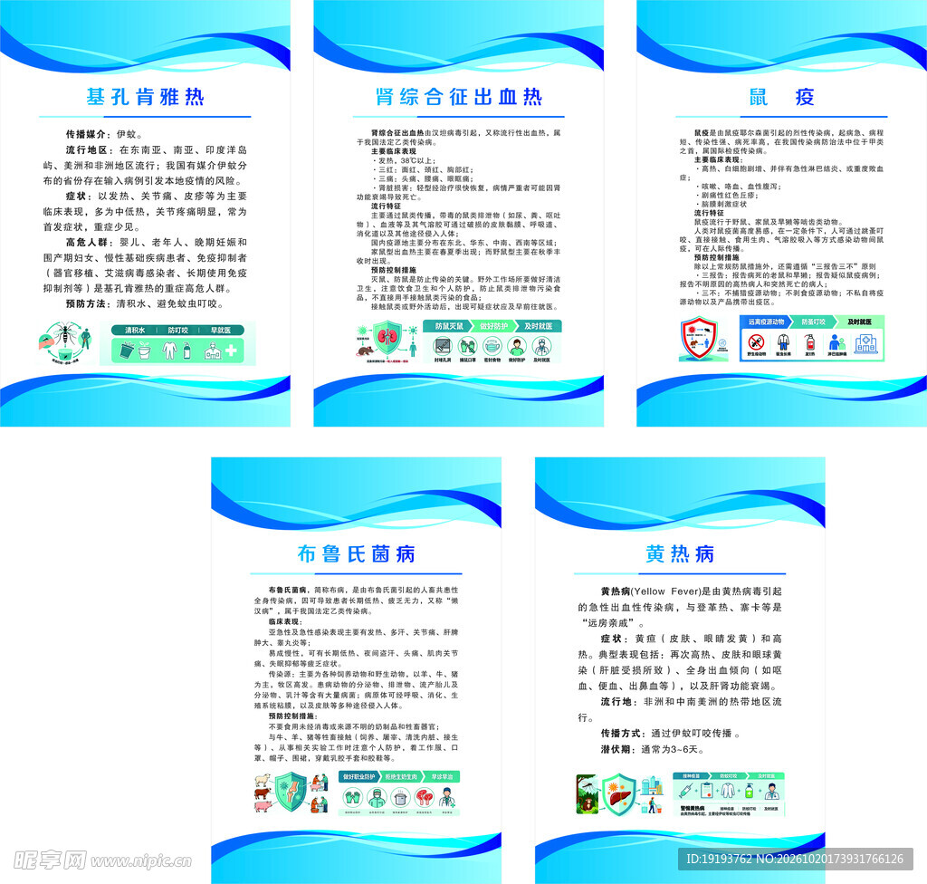 传染病防治海报
