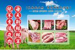 鲜宰新鲜猪肉
