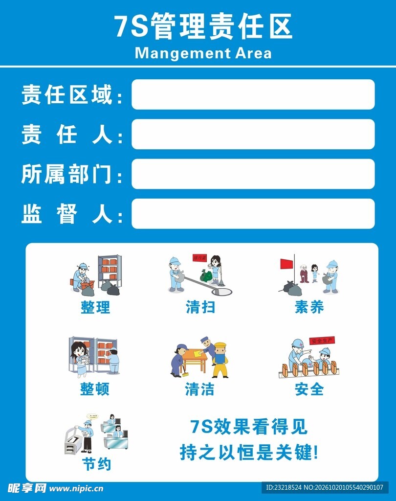 7S管理责任区