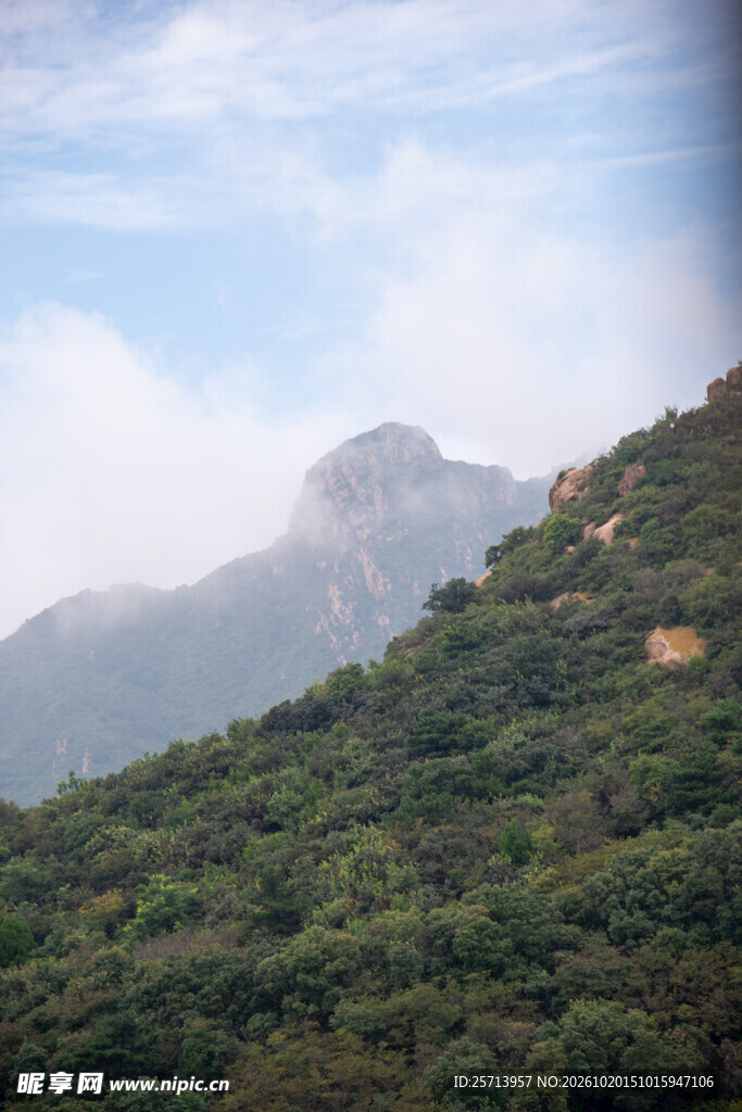 云雾青山自然风光