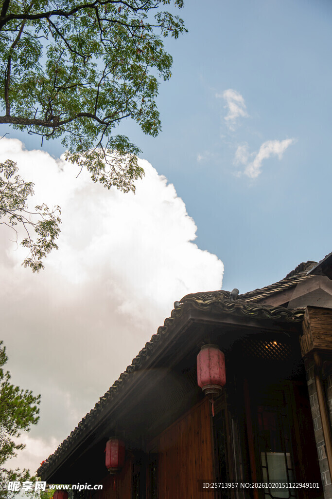 传统民居晴空小景