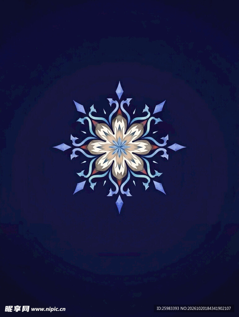 雪花纹样