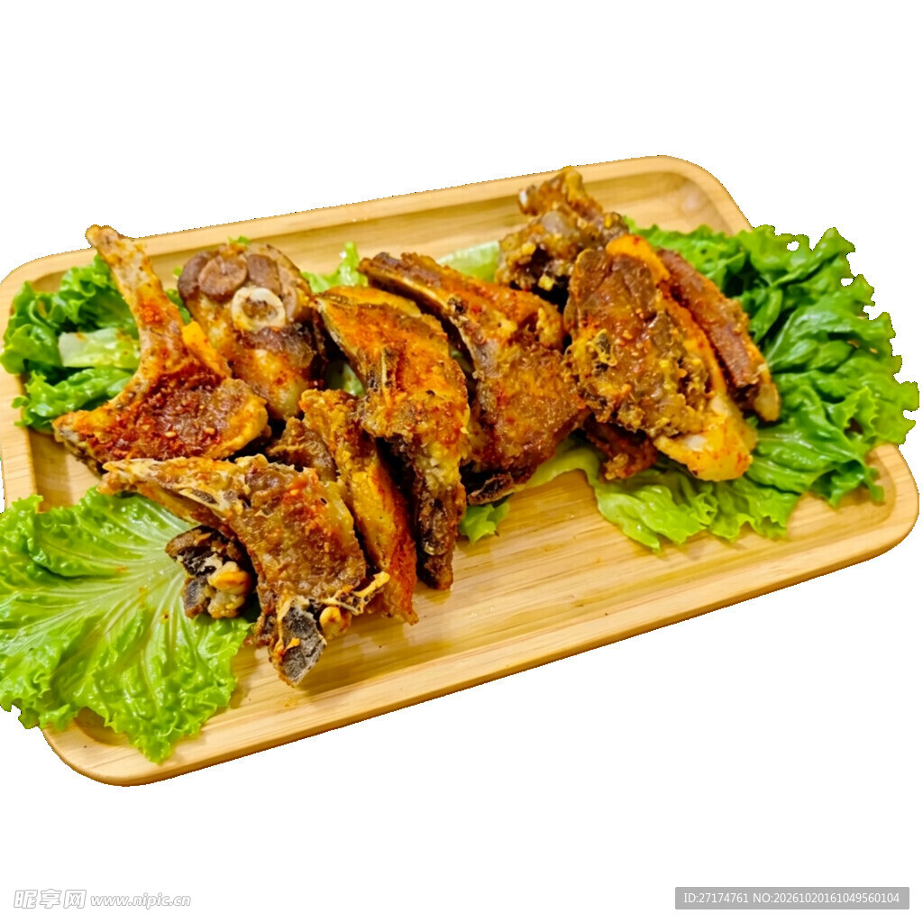 香烤羊排特色美食