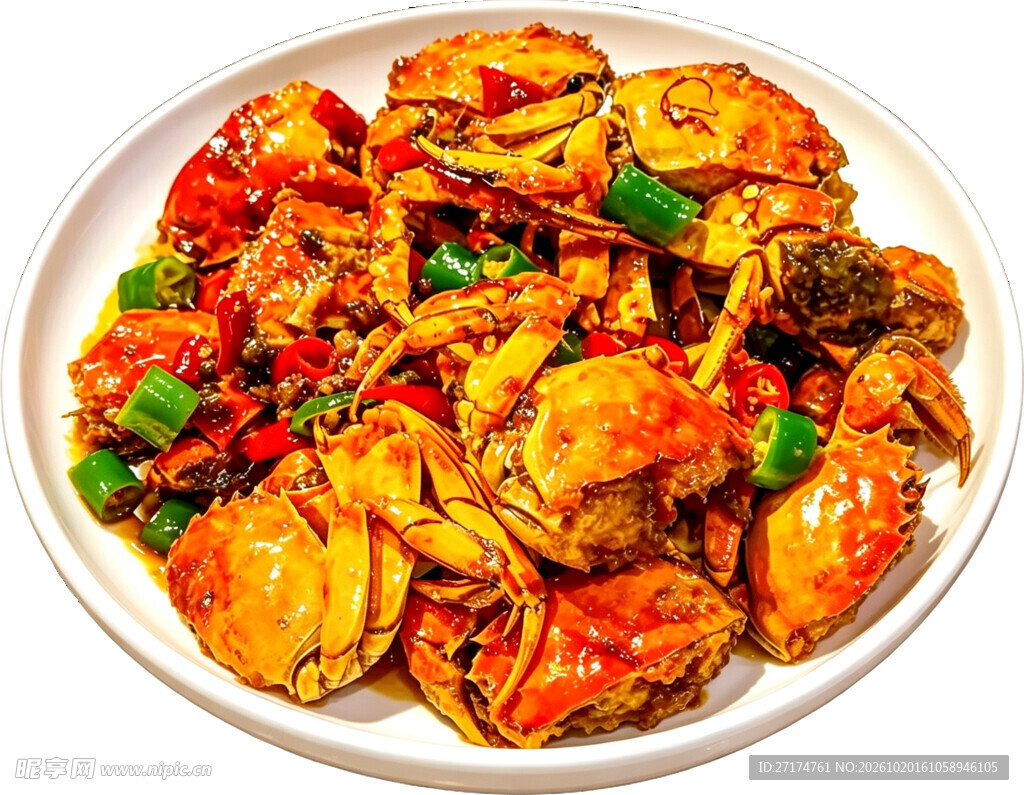 香辣炒蟹特色美食