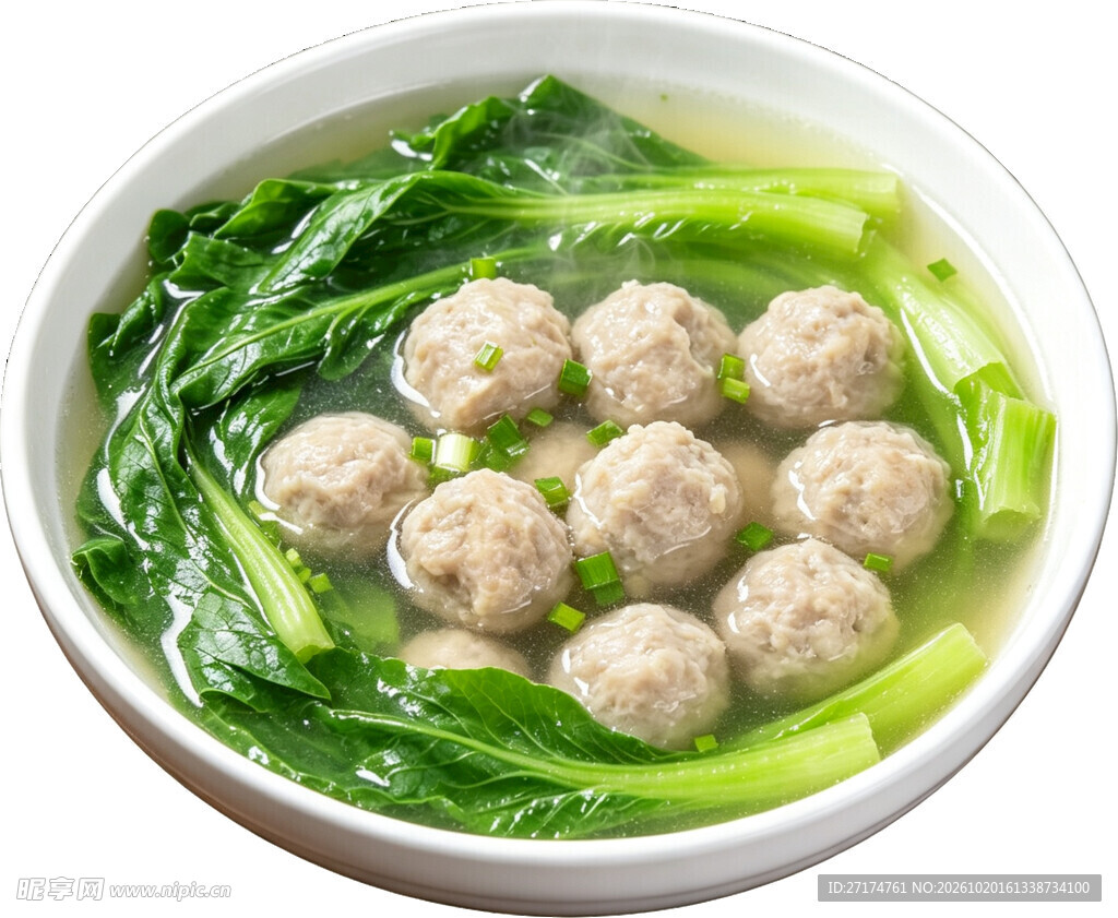 青菜肉丸汤