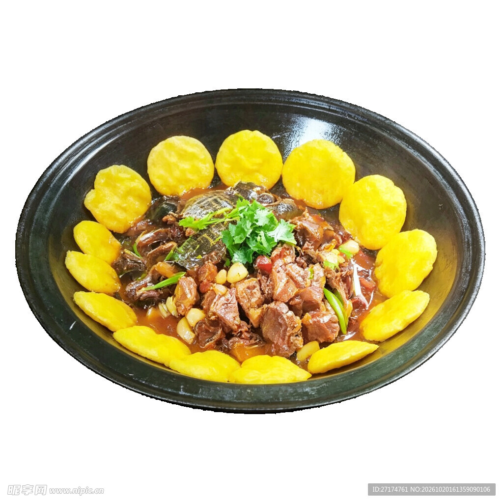 铁锅炖菜贴玉米饼