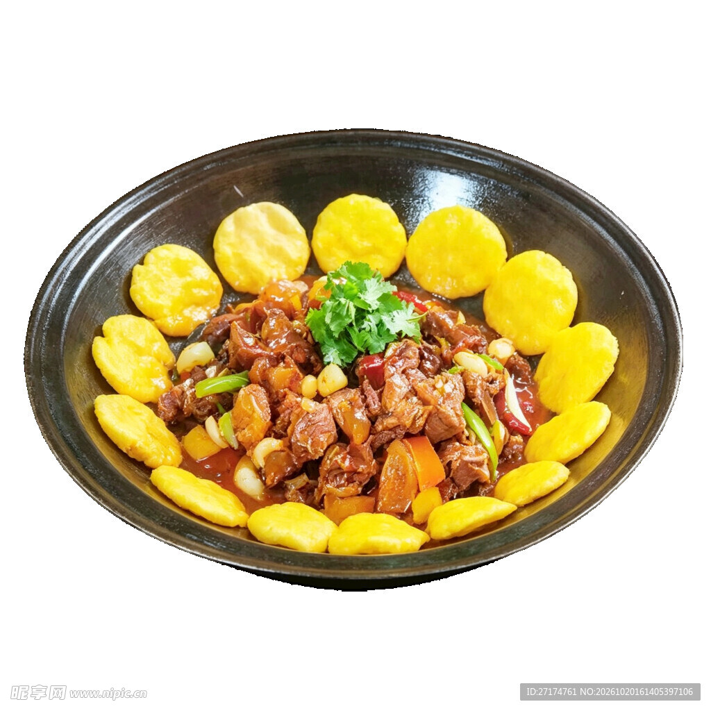 地锅炖肉贴饼子
