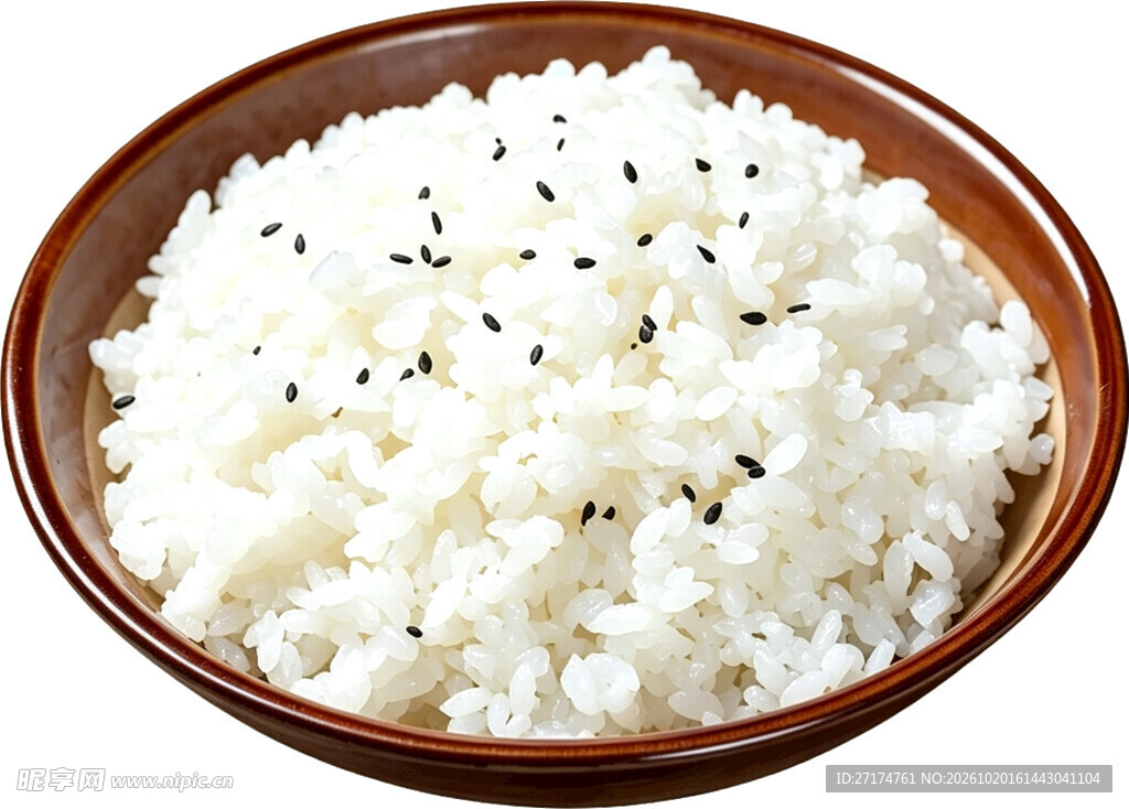 一碗香蒸白米饭