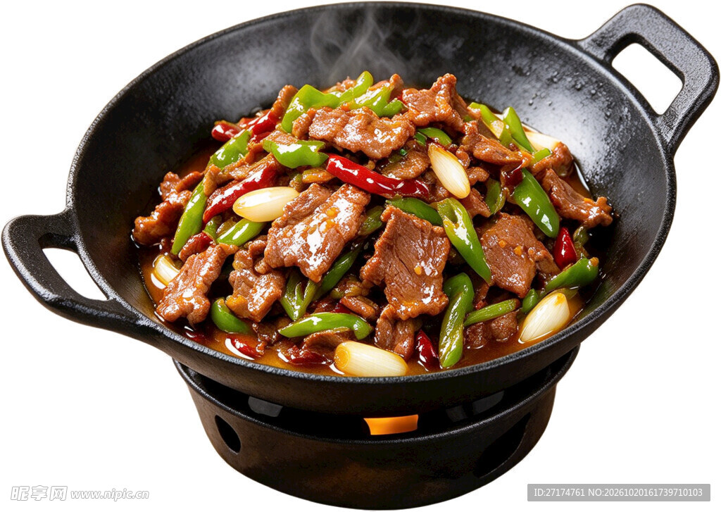 干锅青椒炒牛肉