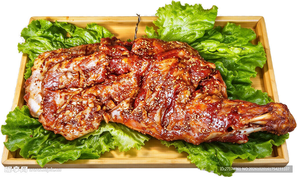 香酥烤羊腿