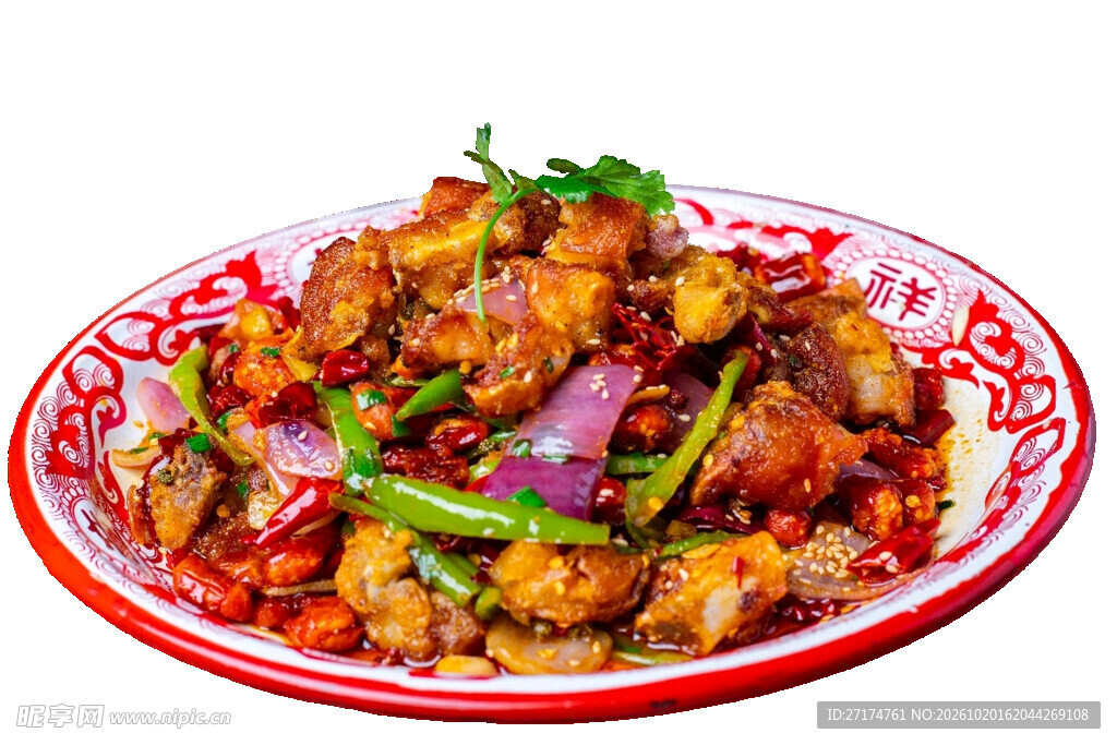 香辣爆炒鸡块