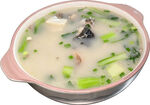 家常鱼头青菜汤
