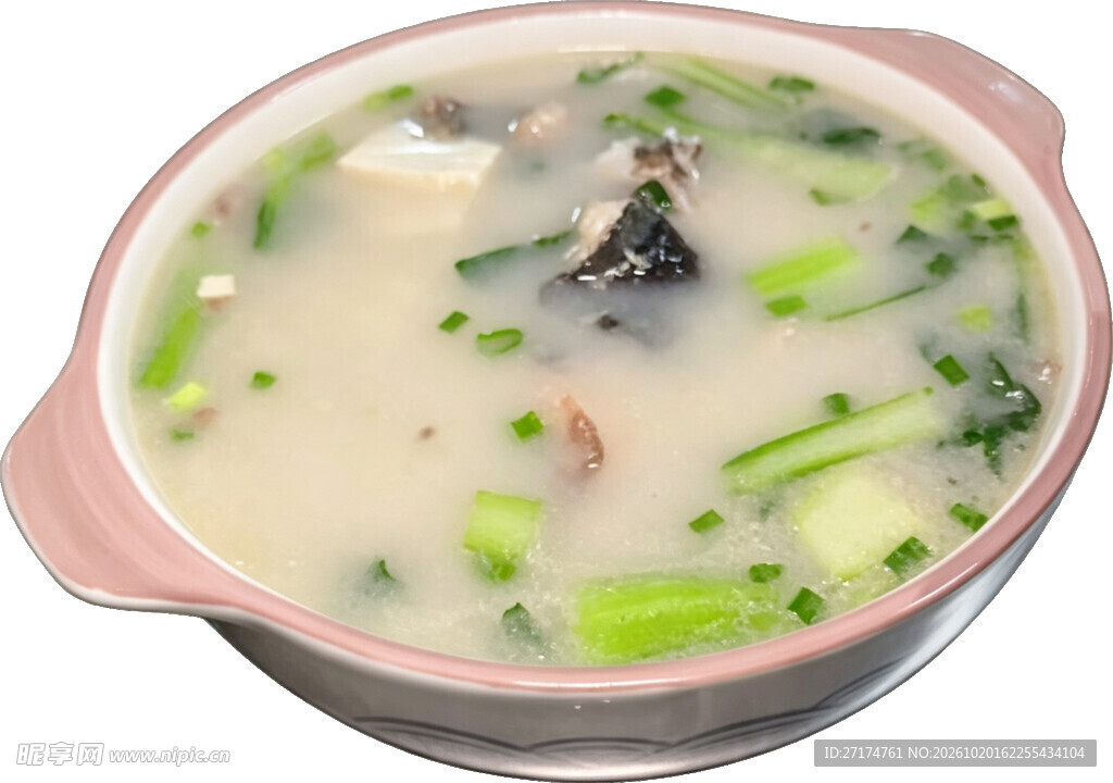 家常鱼头青菜汤