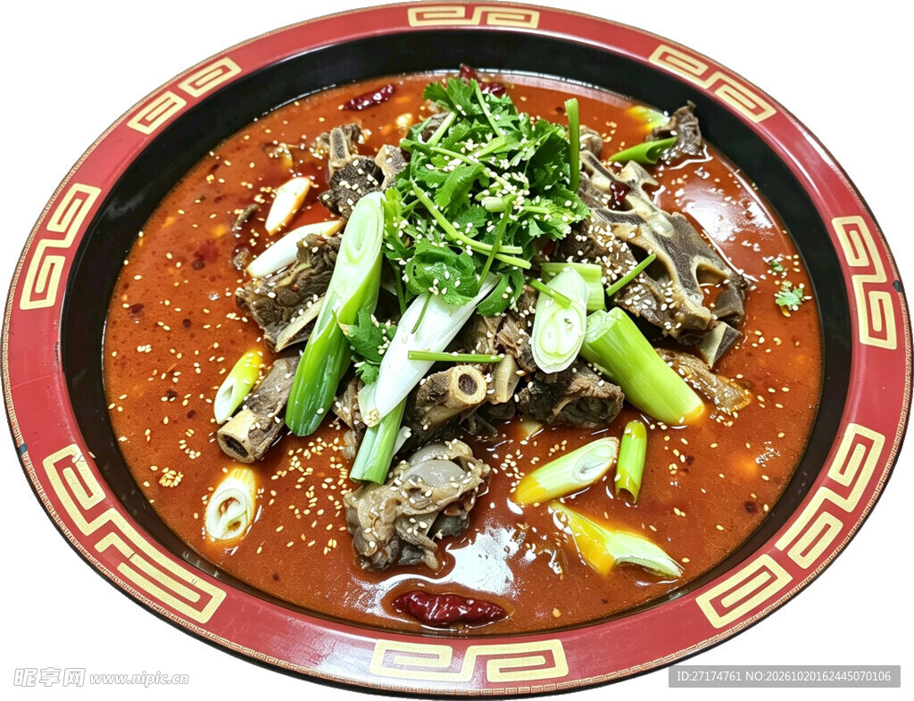 特色红汤羊杂