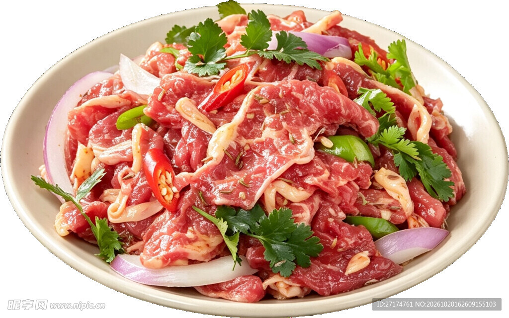 生拌牛肉