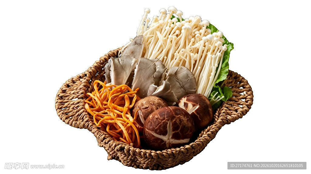火锅鲜菌配菜拼盘