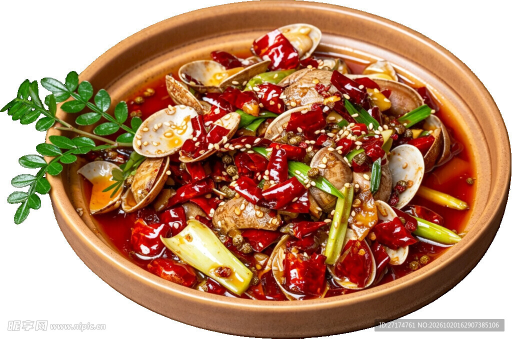 香辣砂锅花甲