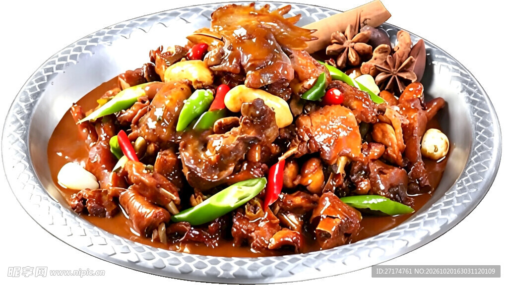 家常红烧土鸡块