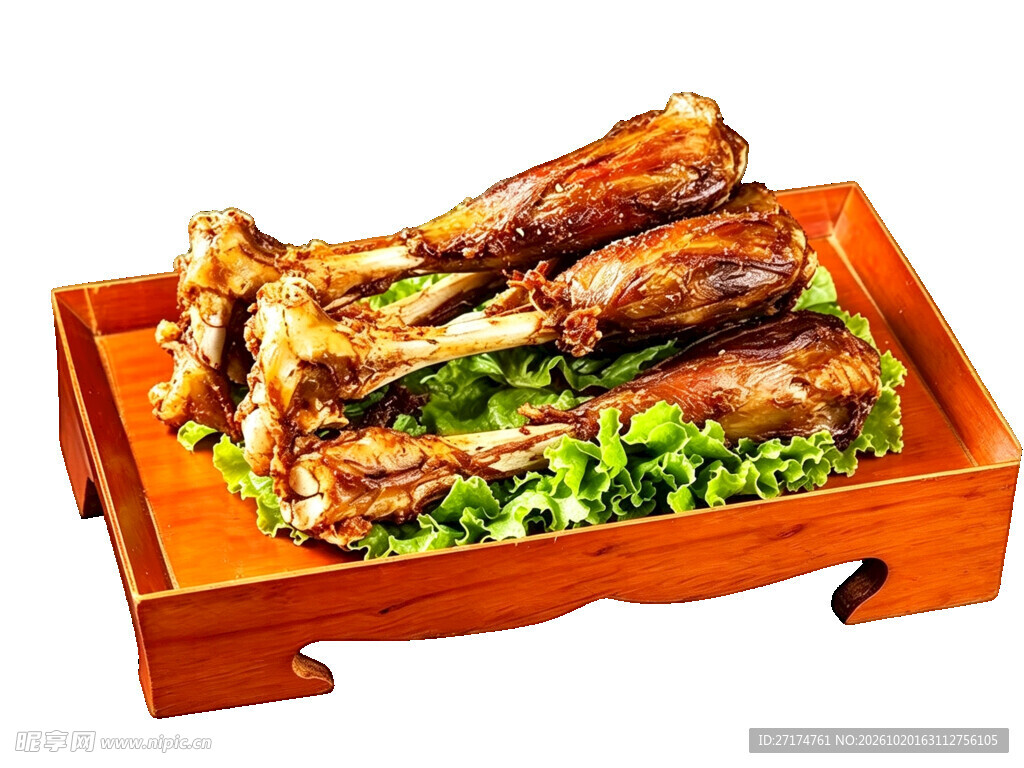 特色烤羊排美食