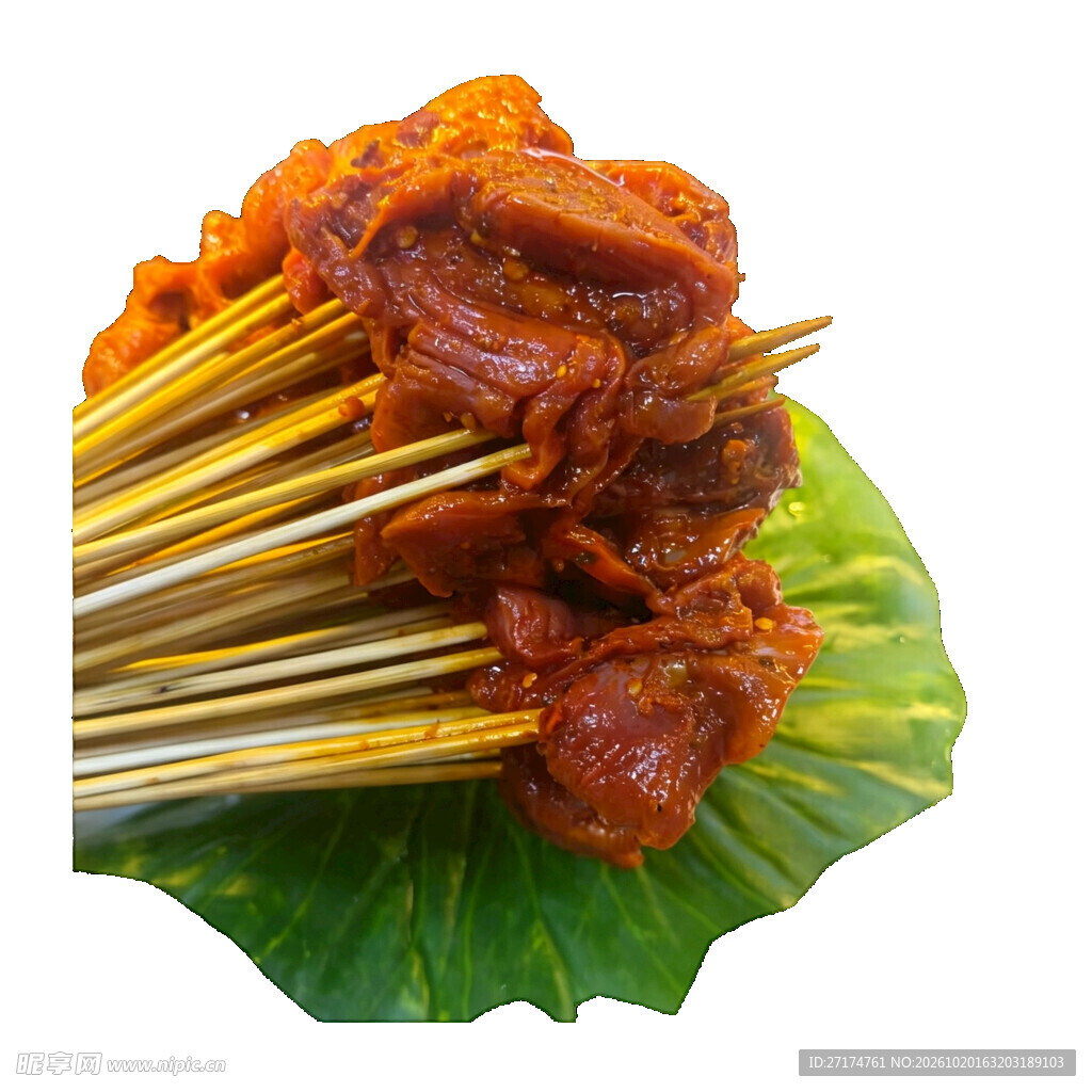 麻辣郡肝串串食材