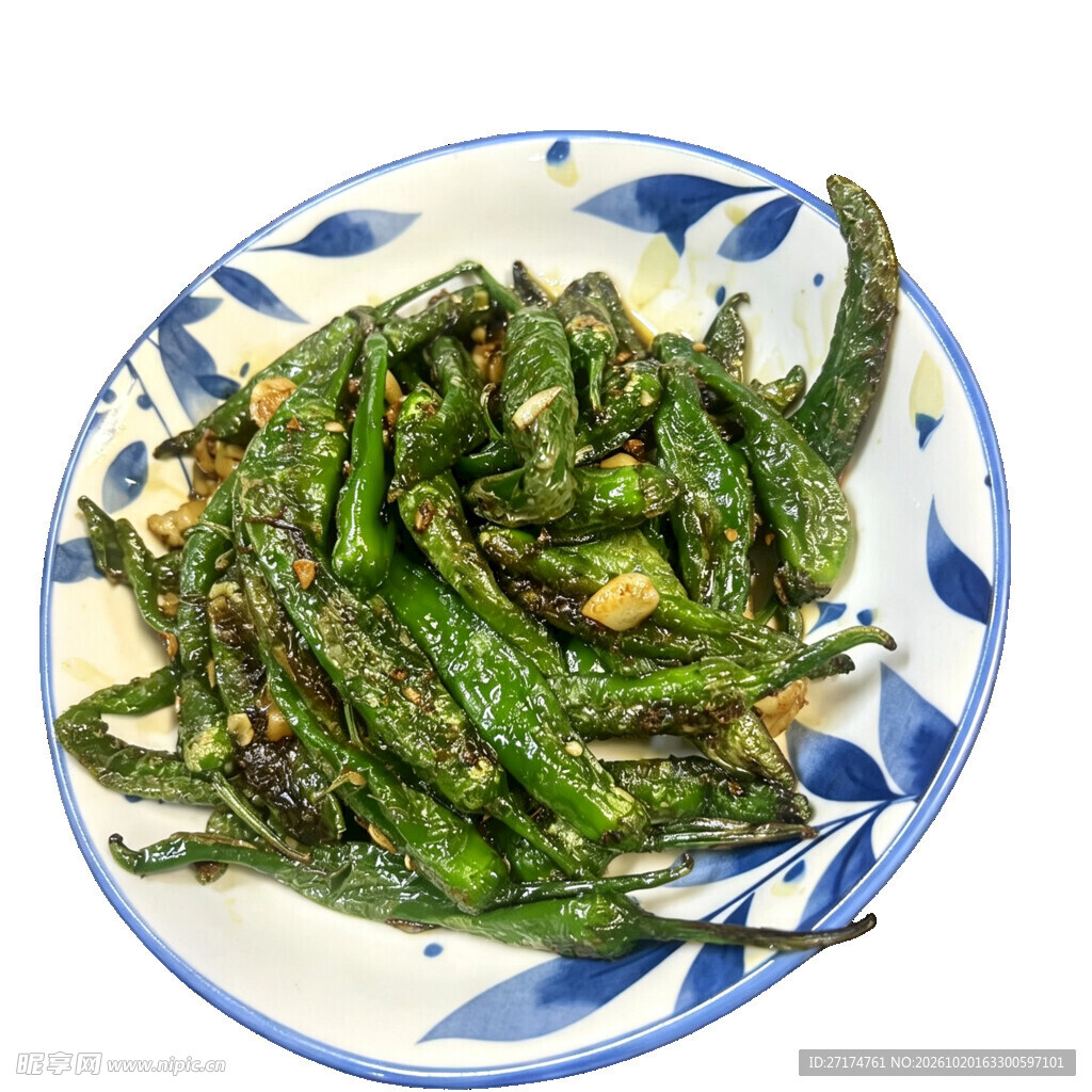 蒜香炒青椒