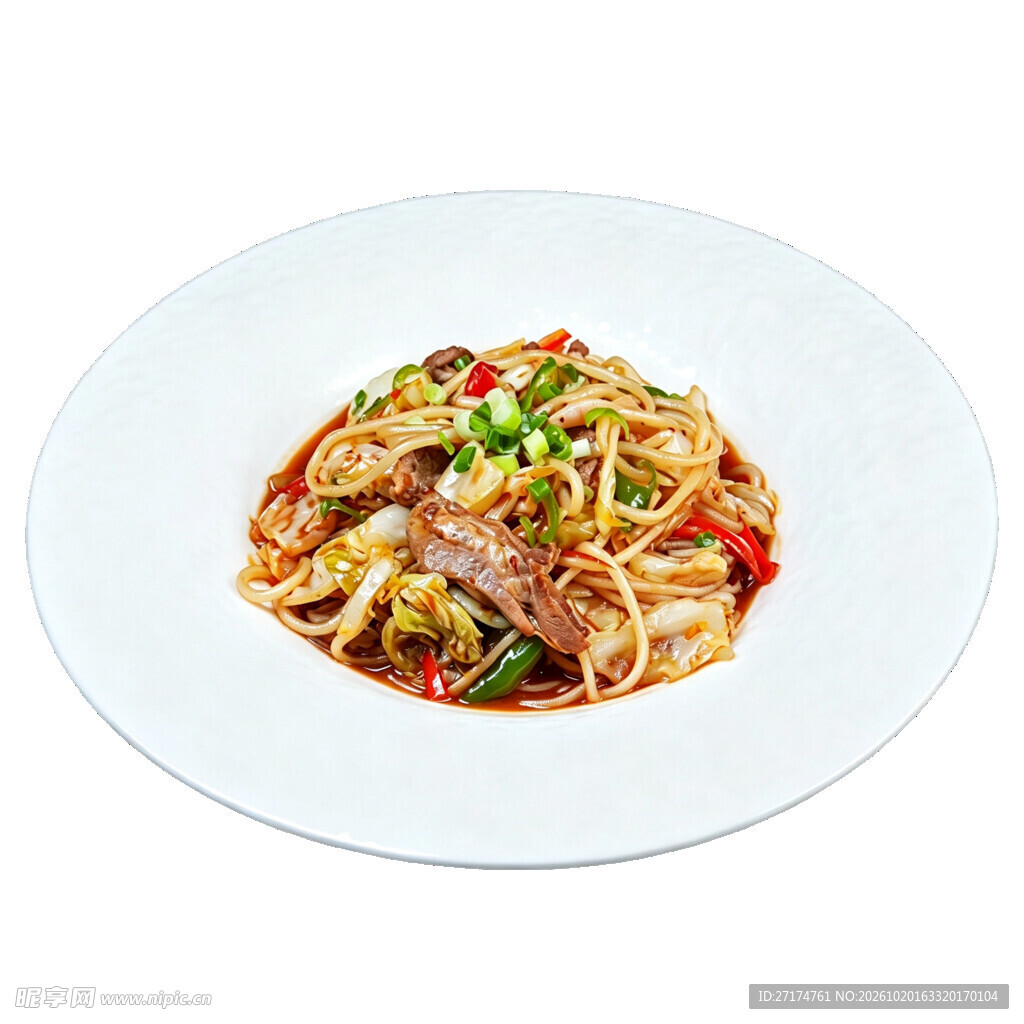 香辣牛肉炒面
