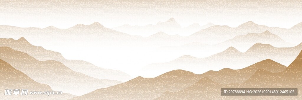 水墨山水意境图