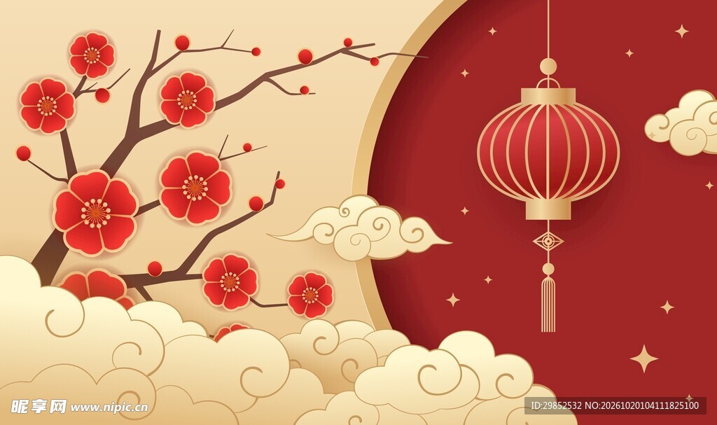 新春喜庆背景