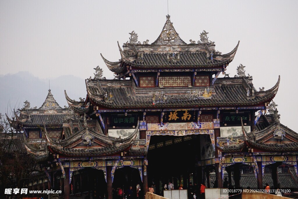 中式古建楼阁