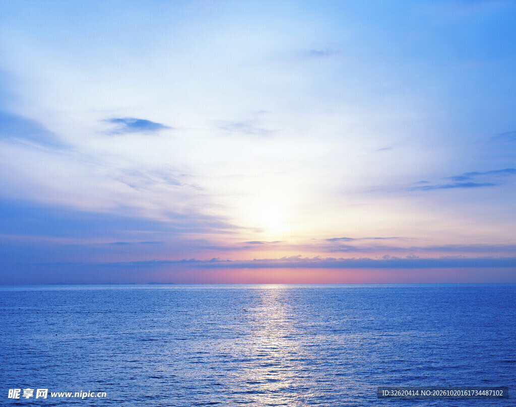 海上日出唯美海景