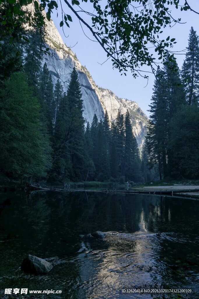 山林湖景自然风光