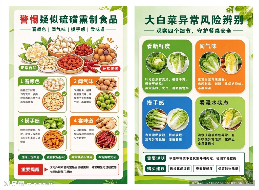 大白菜异常风险辨别
