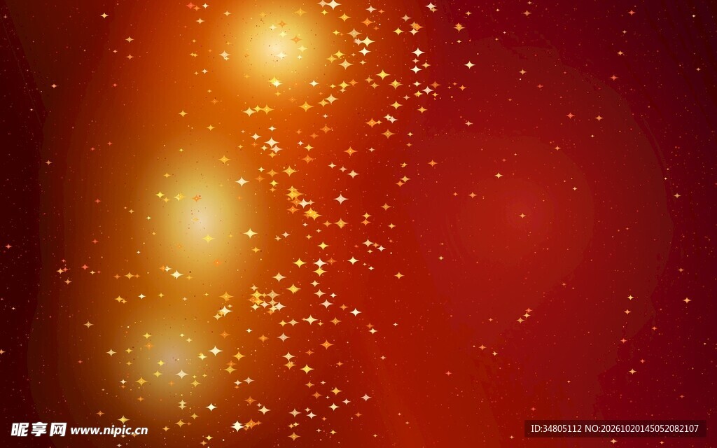 暖红星点背景