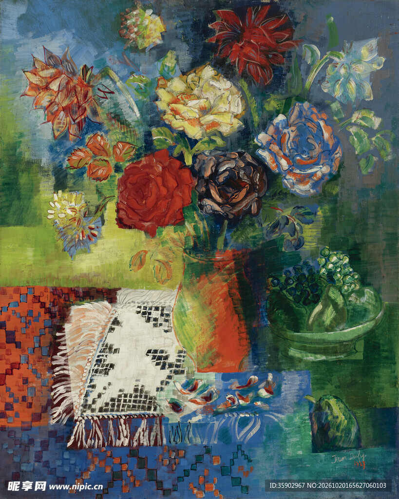 花卉静物油画
