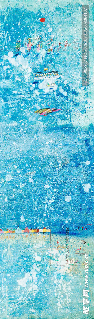 碧海蓝天海滨风光