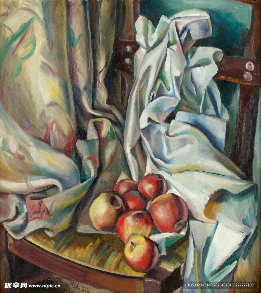 水果静物油画